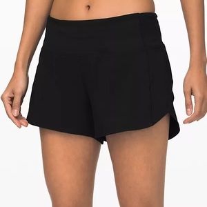 Lululemon Speed Up Short 4” Lined - Black - Size 8